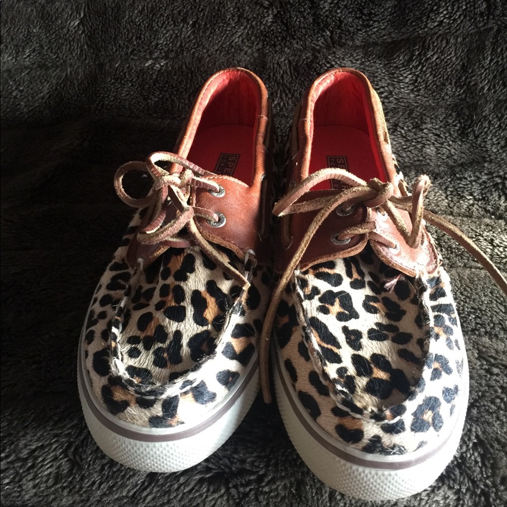 Sperry Leopard Print